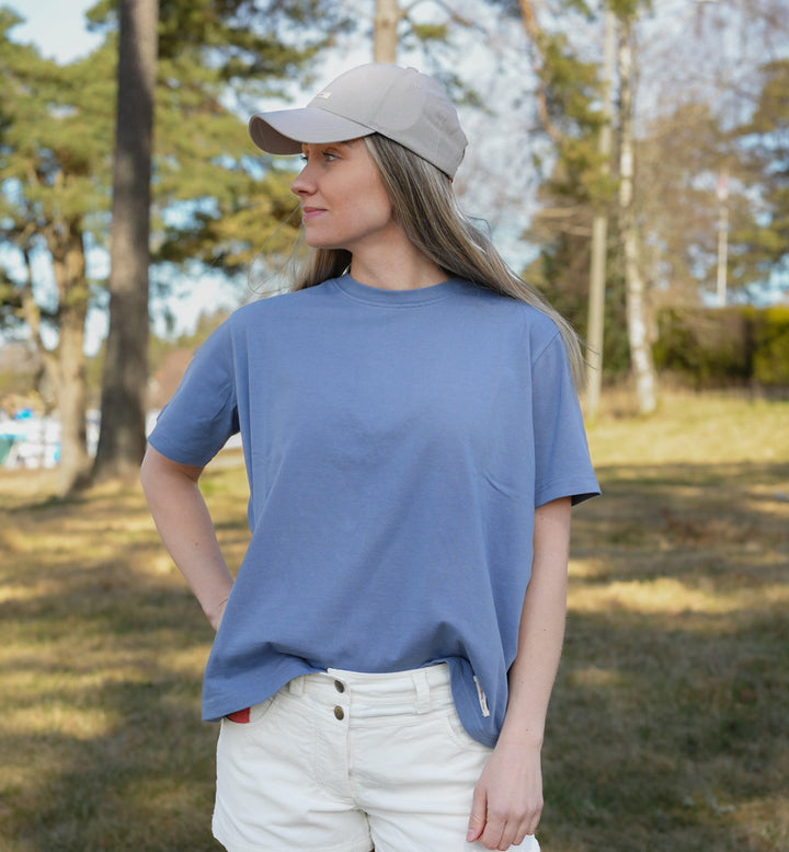 Amundsen Sports Oslo Tee Womens Denim Blue