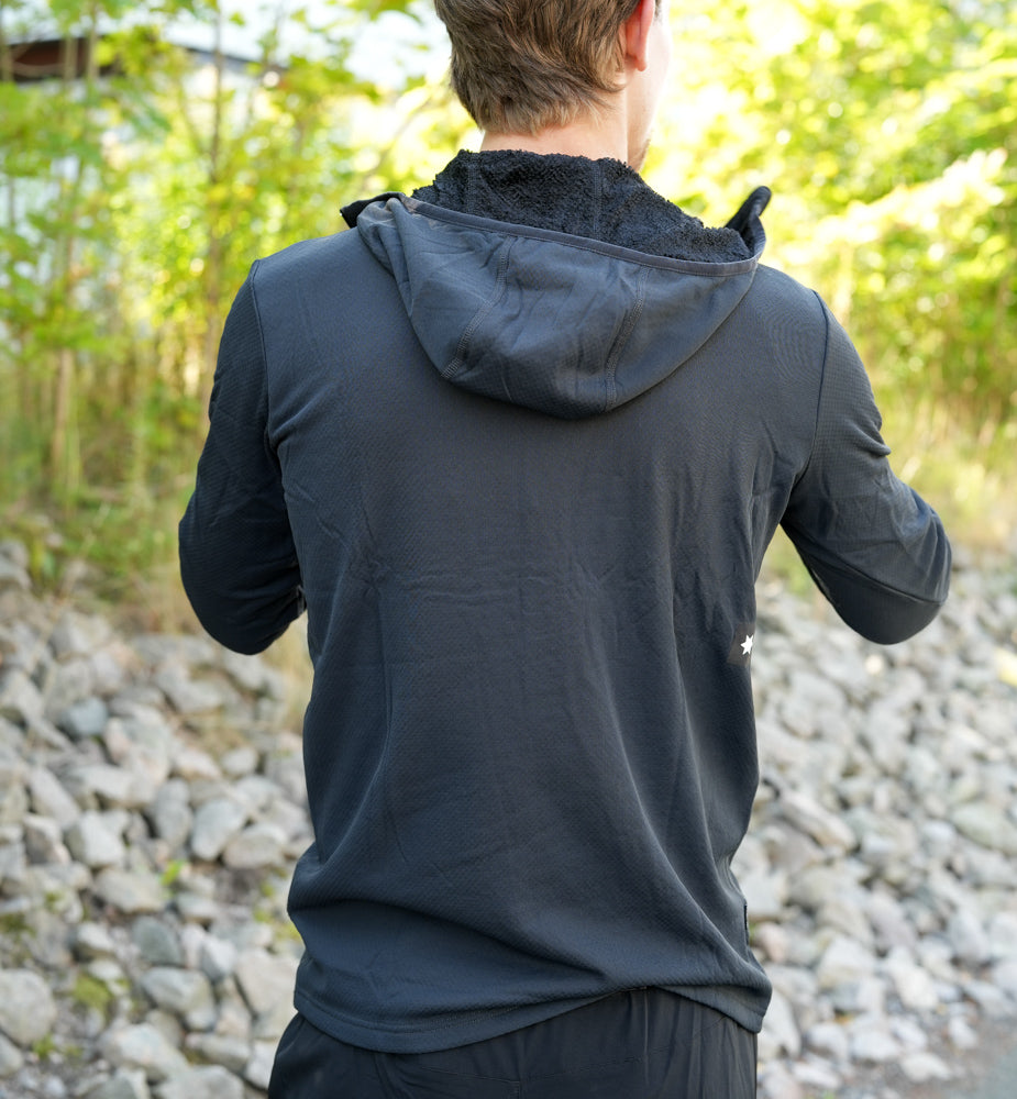 Saysky Combat Half Zip Fleece Hoodie Black