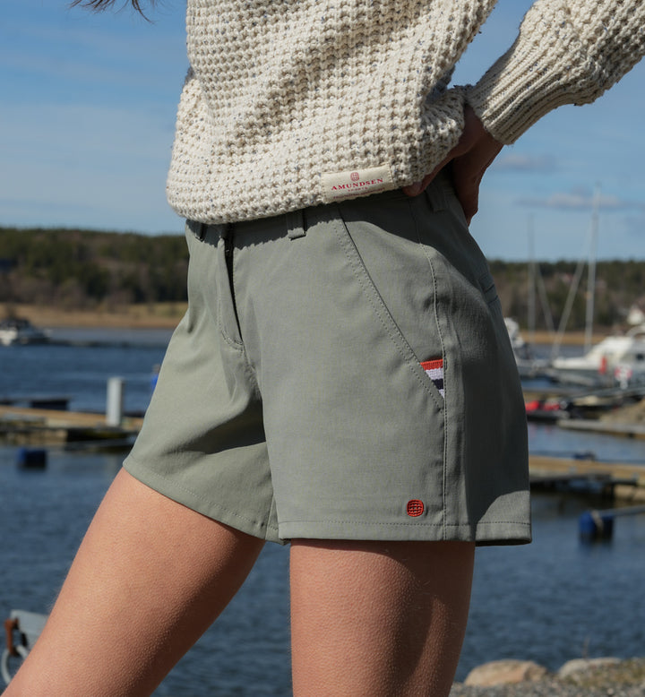 Amundsen Sports 6Incher Deck Shorts Womens Blue Surf
