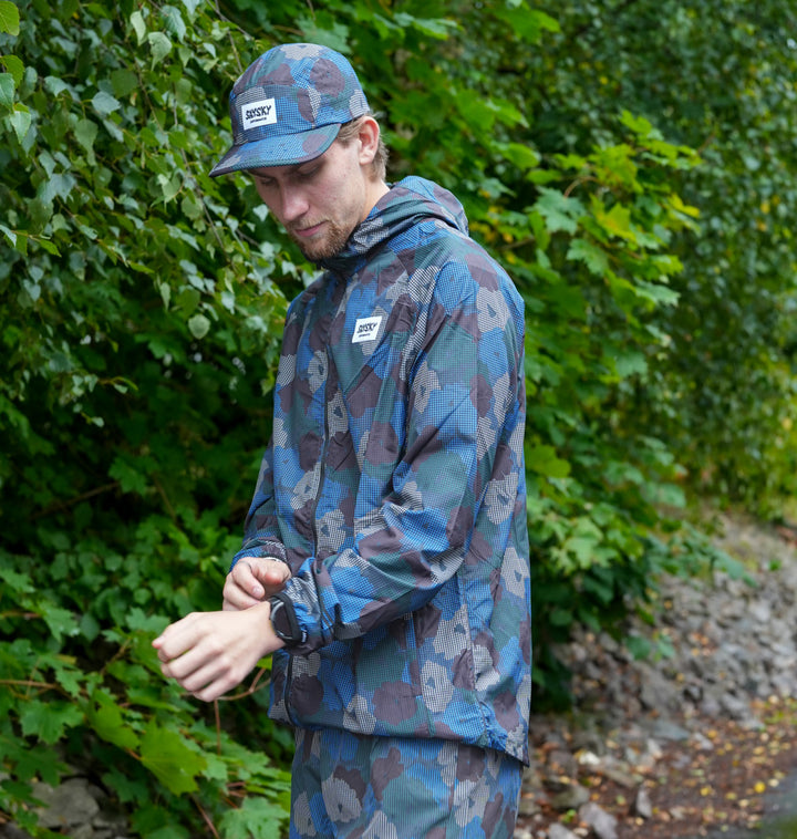 Saysky Flower Pace Jacket Blue Aop
