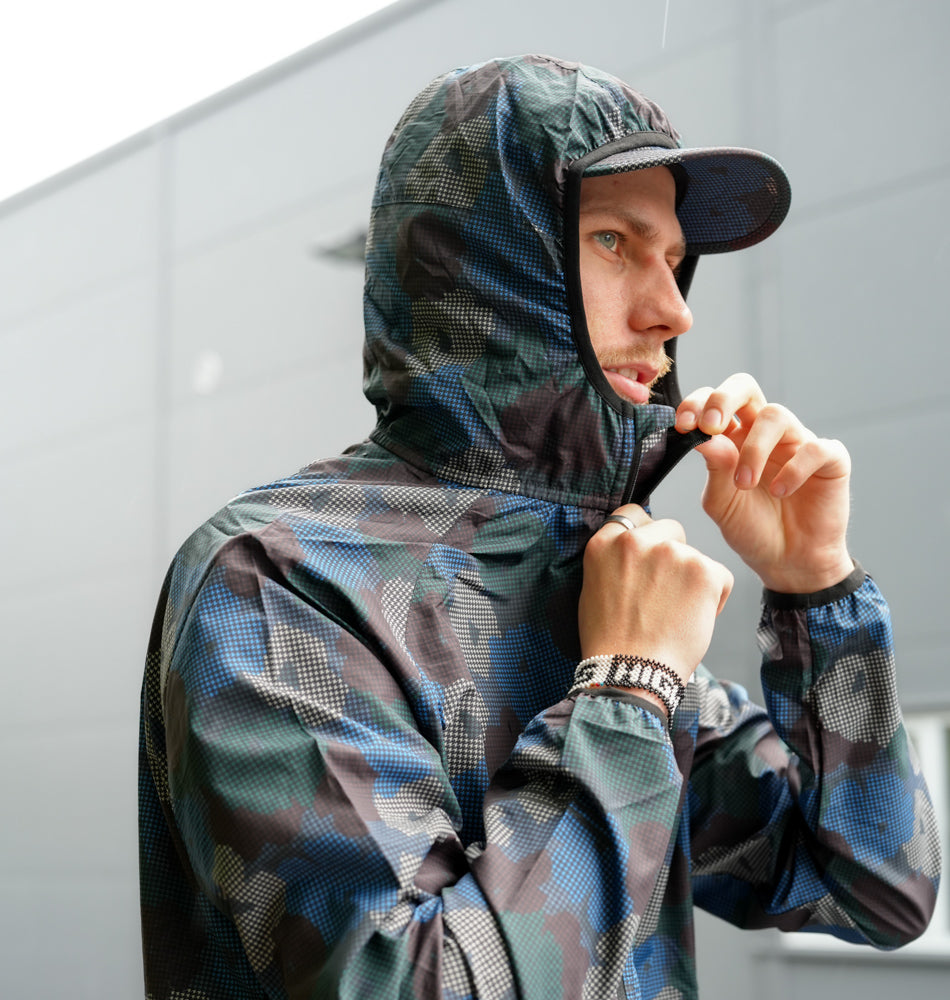 Saysky Flower Pace Jacket Blue Aop