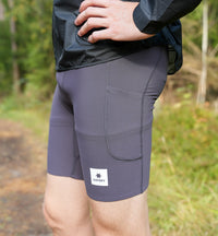 Saysky Combat+ Rib Short Tights 8" Grey