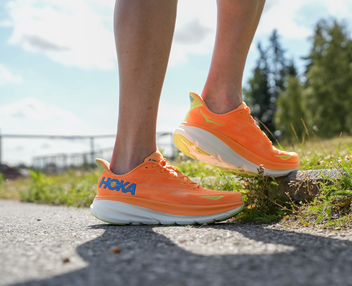 Hoka M CLIFTON 9 WIDE Solar Flare / Lettuce