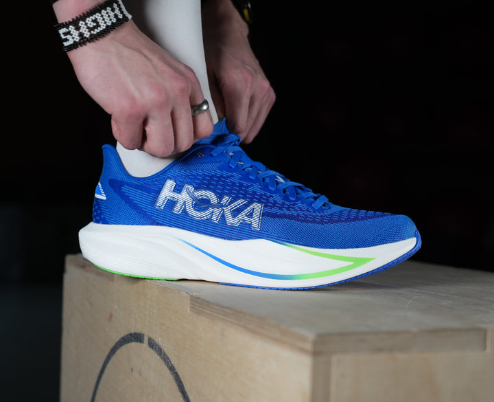 Hoka M MACH 7 Cobalt Blue / Neon Green