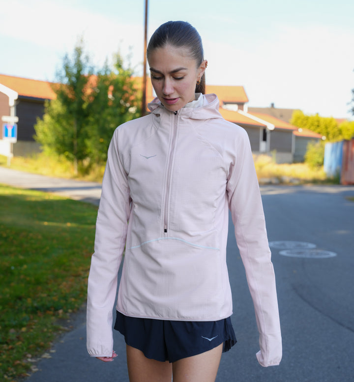 Hoka W SKYGLOW HALF-ZIP Pink Opal