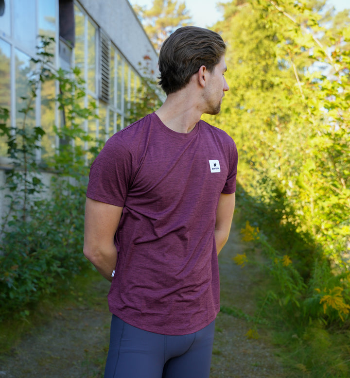 Saysky Clean Combat Pro T-shirt Burgundy