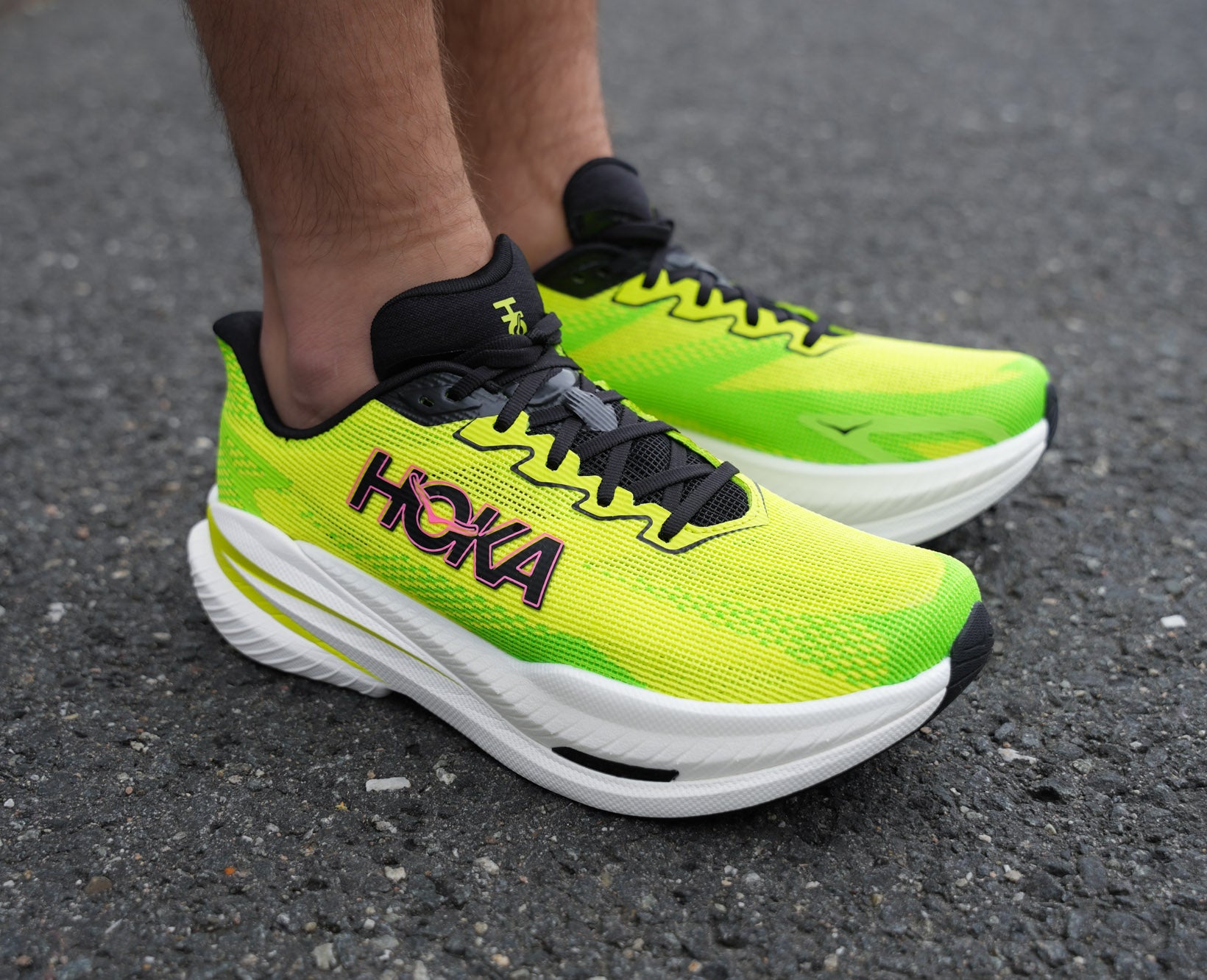 Hoka M MACH X 3 WIDE Neon Hoka Citrus / Neon Lime – Framsport