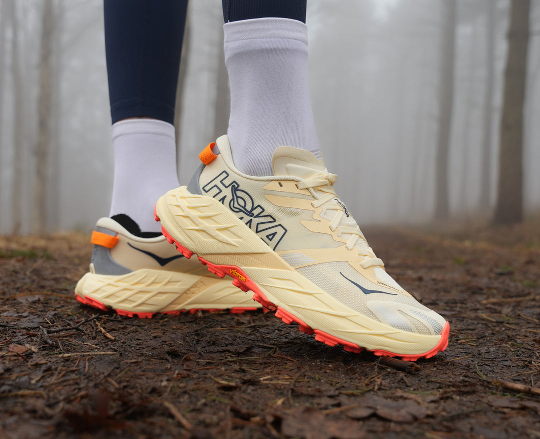 Hoka W SPEEDGOAT 7 Vintage Yellow / Neon Flame