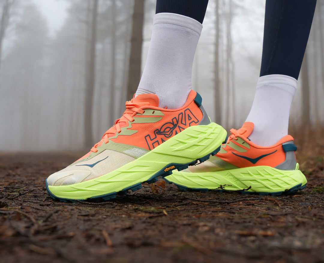 Hoka W SPEEDGOAT 7 Persimmon / Neon Yuzu