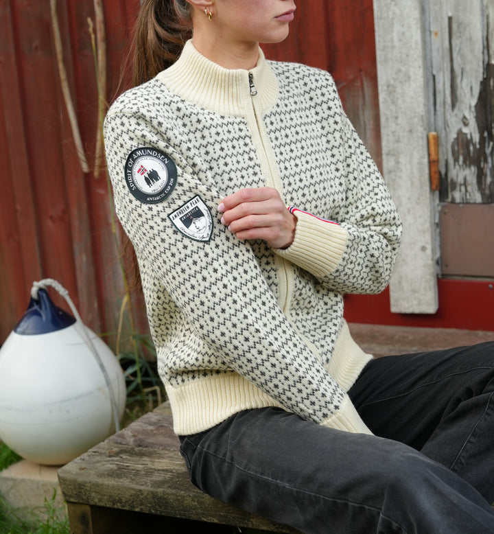 Amundsen Sports Heroes Of Telemark Full Zip Womens Natural