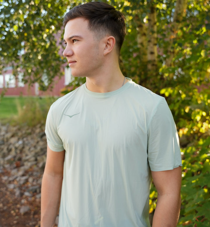 Hoka M AIROLITE RUN SHORT SLEEVE Aloe Vera