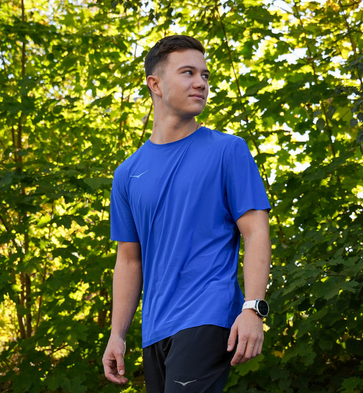 Hoka M AIROLITE RUN SHORT SLEEVE Ultramarine