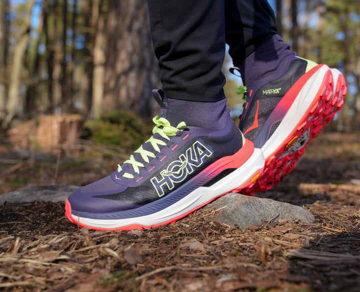 Hoka M TECTON X 3 Squid Ink / Neon Flame