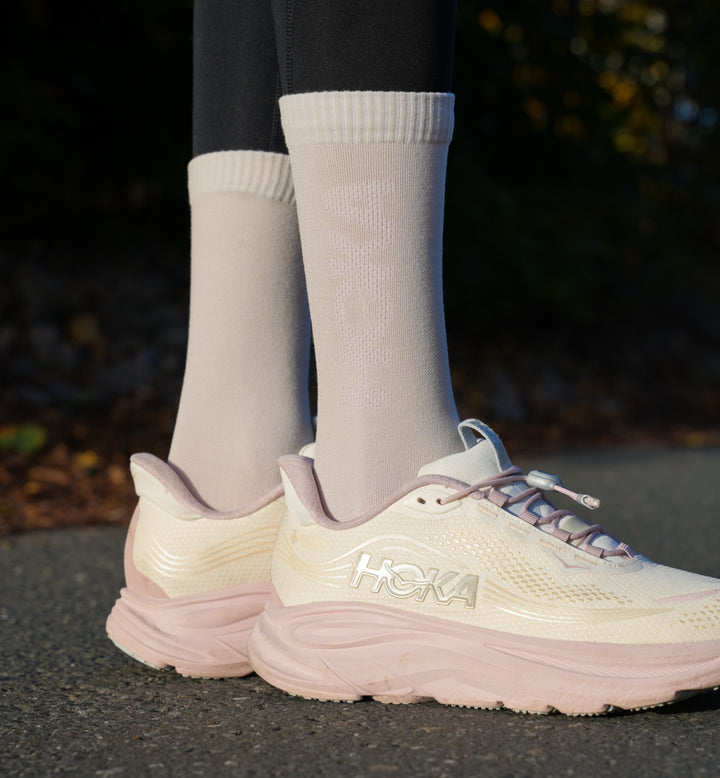 Hoka U MERINO TRAIL CREW SOCK River Rock Grey