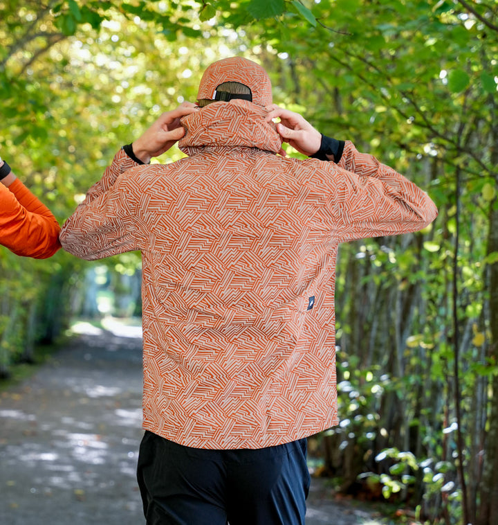Saysky Reflective Blaze Jacket Orange Aop