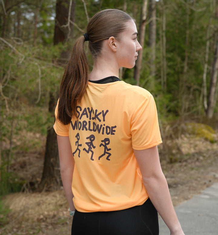 Saysky Statement Flow T-Shirt Orange