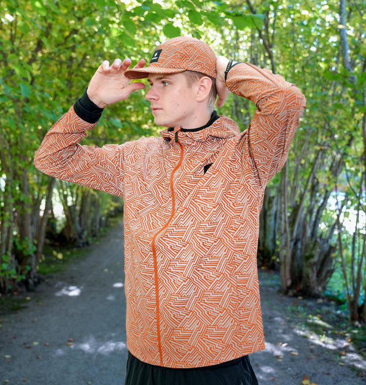 Saysky Reflective Blaze Jacket Orange Aop