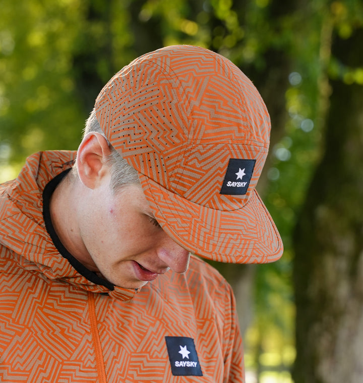 Saysky Reflective Combat Cap Orange Aop