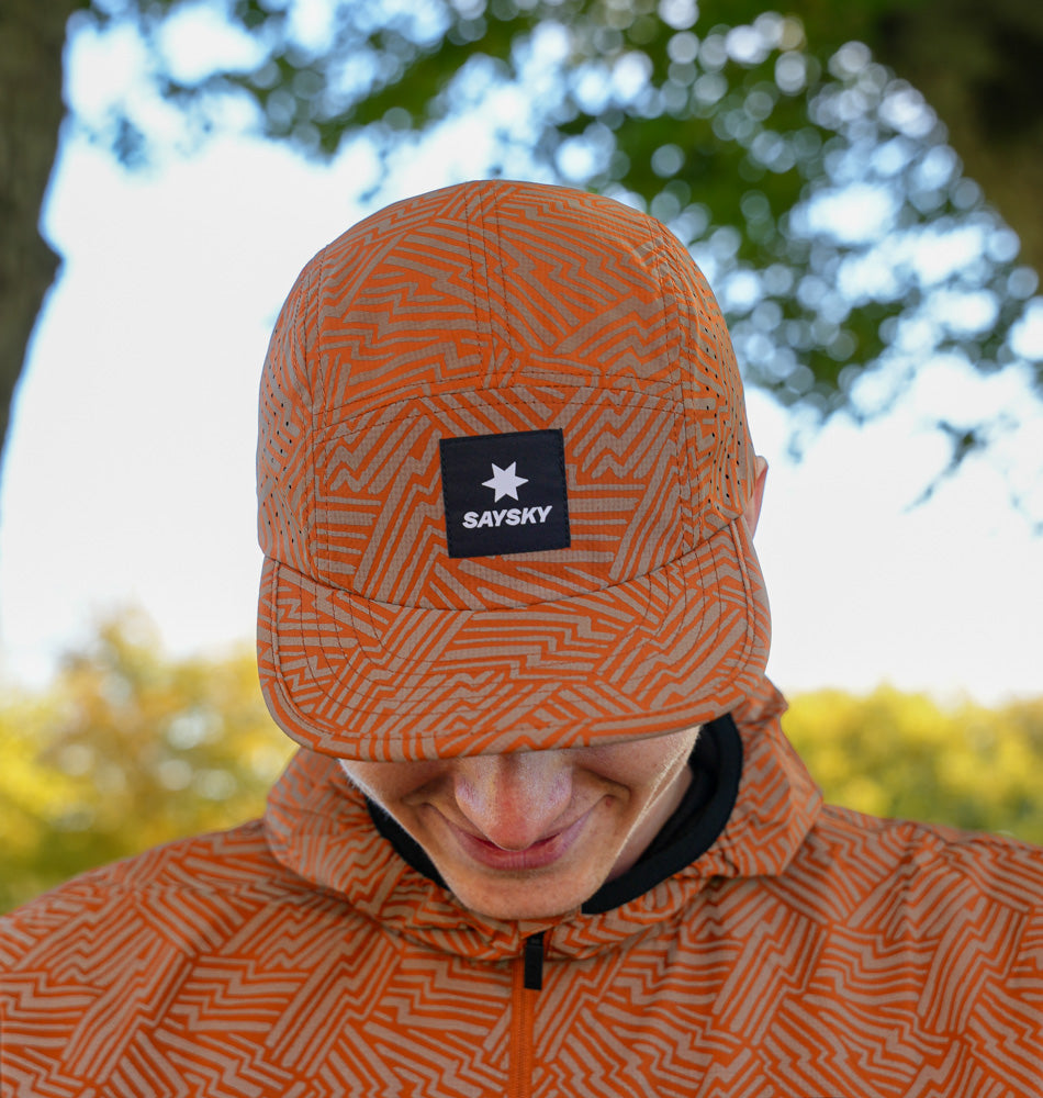 Saysky Reflective Combat Cap Orange Aop