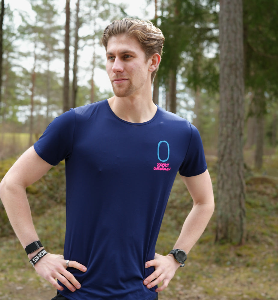 Saysky Statement Flow T-Shirt Blue