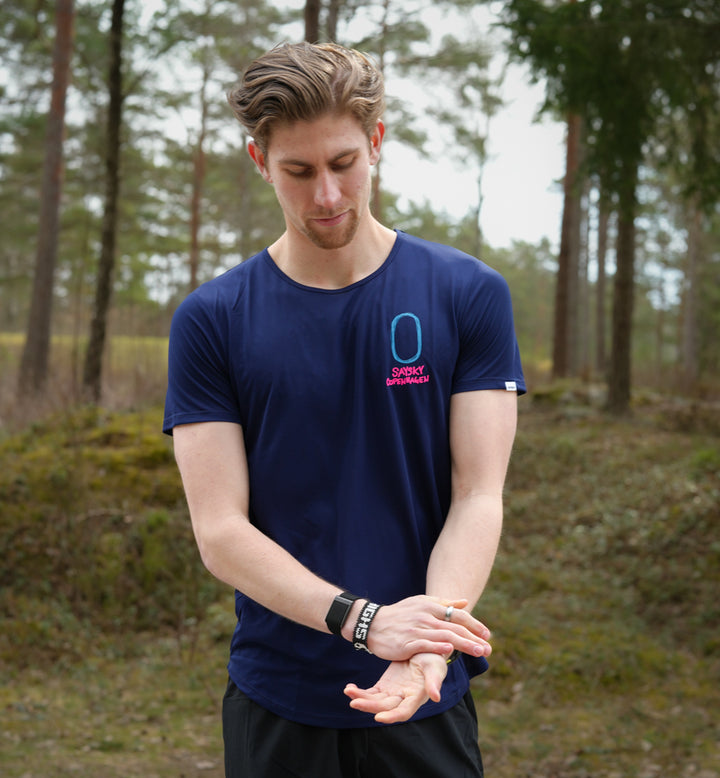 Saysky Statement Flow T-Shirt Blue