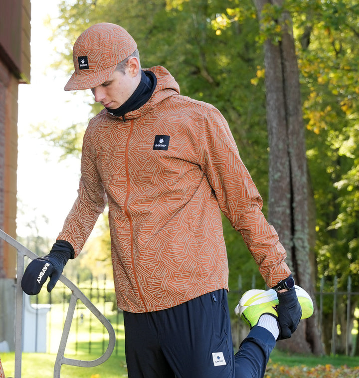 Saysky Reflective Blaze Jacket Orange Aop