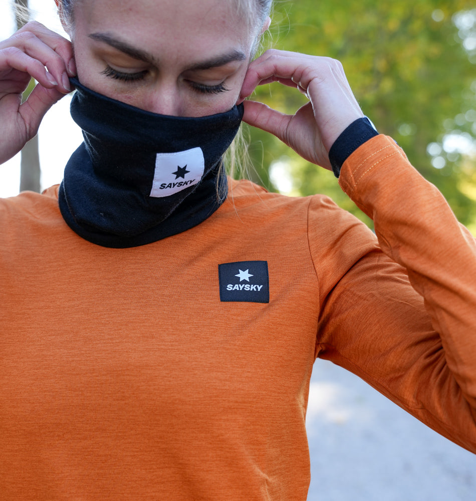 Saysky W Reflective Logo Pace Long Sleeve Orange