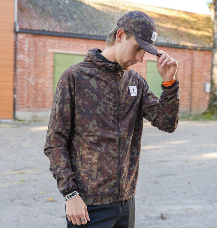 Saysky Camo Pace Jacket Brown Aop