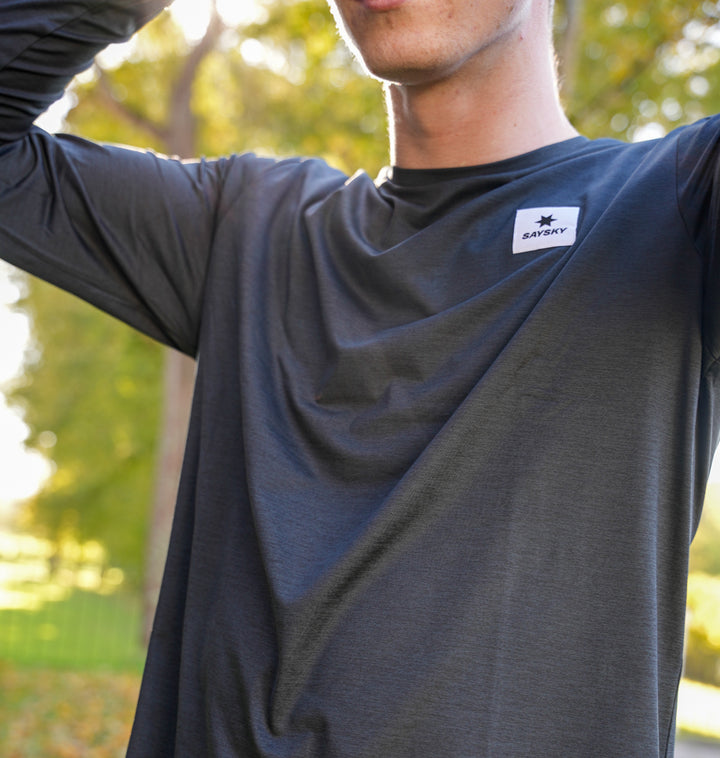 Saysky Reflective Logo Pace Long Sleeve Black
