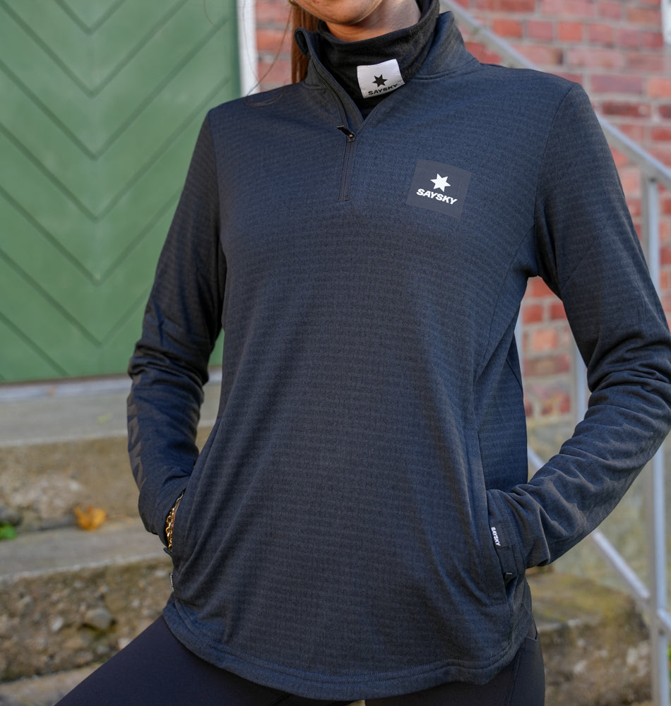 Saysky W Blaze Half Zip Light Fleece Black