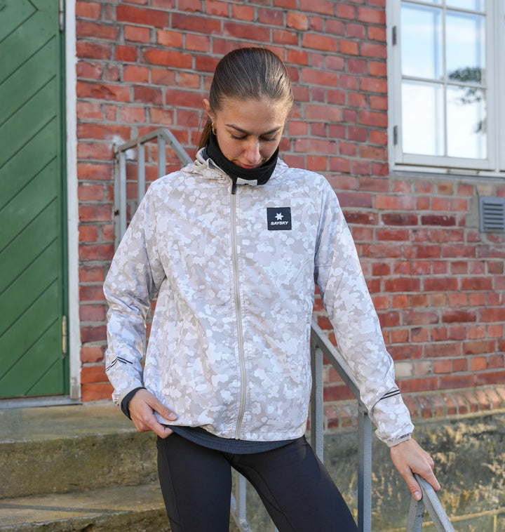 Saysky W Camo Pace Jacket Sand Aop
