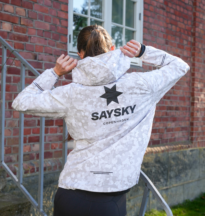 Saysky W Camo Pace Jacket Sand Aop