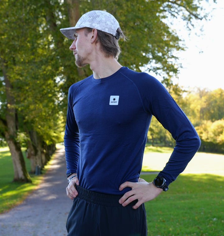 Saysky Merino 165 Base Layer Long Sleeve Blue