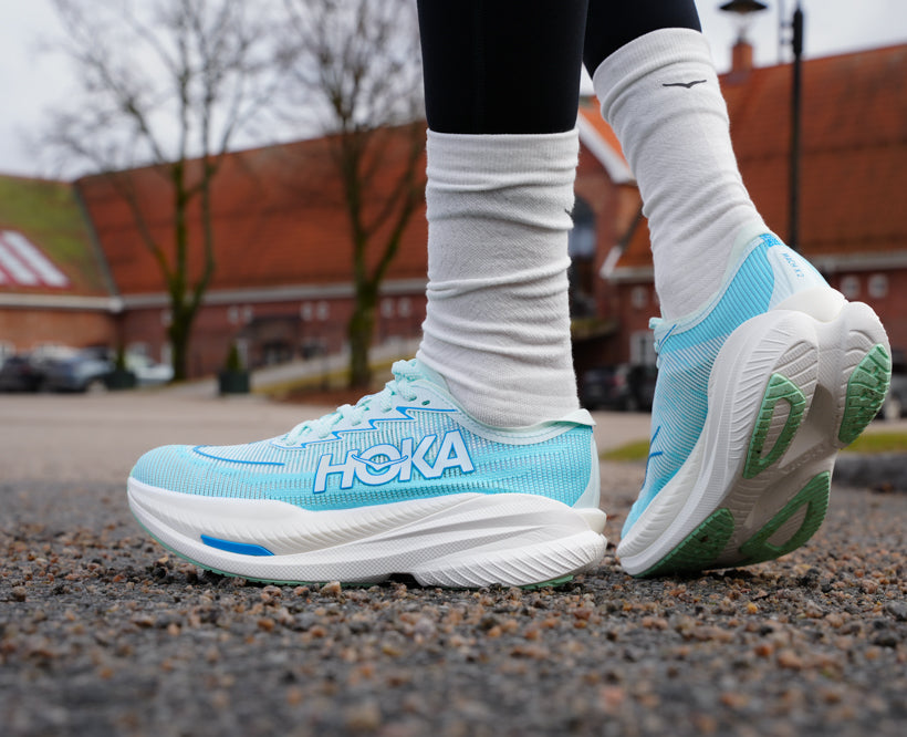 Hoka W MACH X 2 Snow Melt / Blue Spark