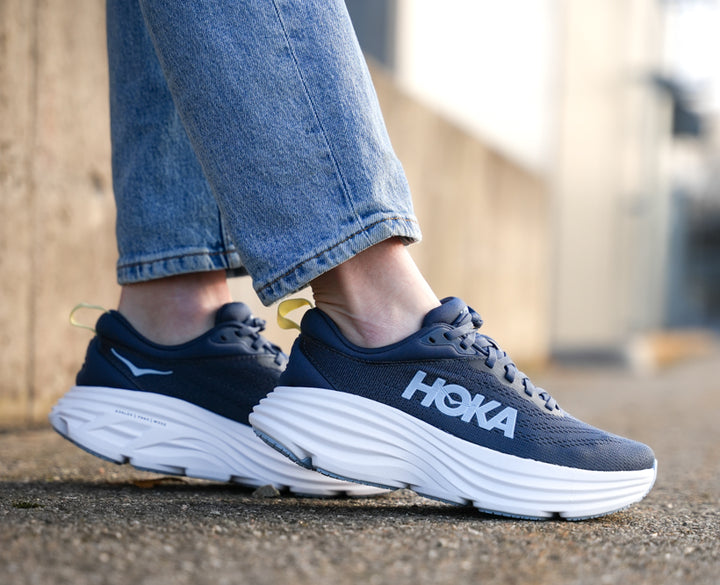 Hoka W BONDI 8 Varsity Navy / White