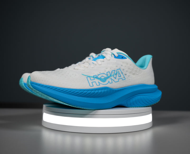 Hoka M MACH 6 White / Skyward Blue