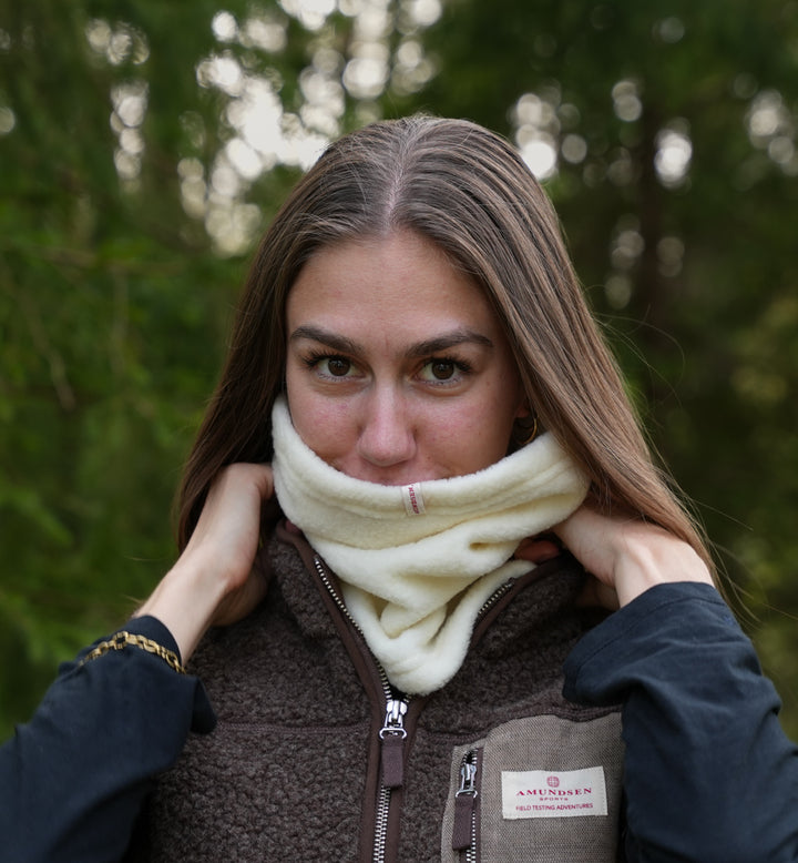 Amundsen Sports Wool Neckwarmer Natural