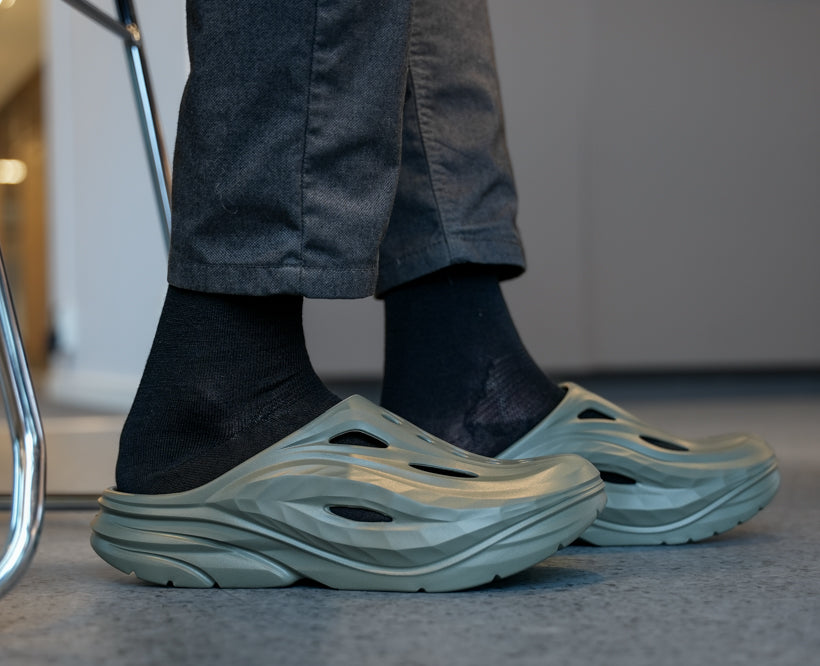 Slate Mule Hoka U ORA RECOVERY MULE Slate / Slate – Framsport
