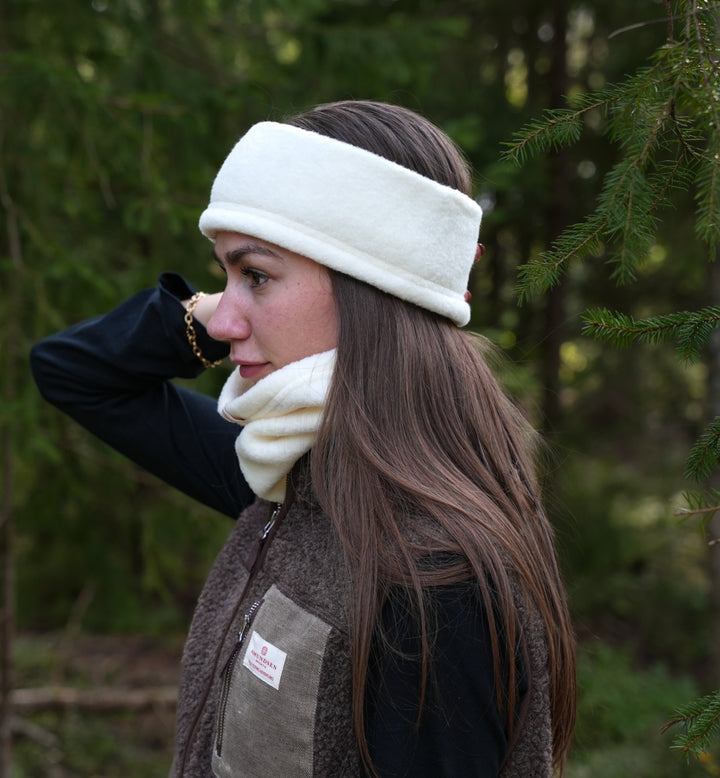 Amundsen Sports Wool Fleece Headband Natural