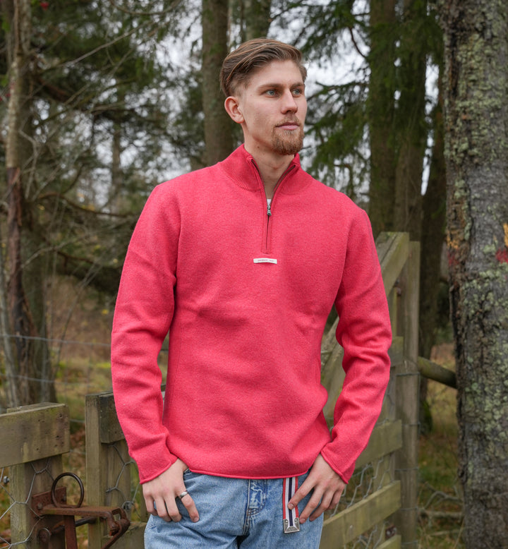 Amundsen Sports Boiled Half Zip Mens Weathered Rose