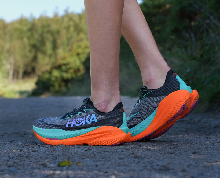 Hoka W MACH X 2 WIDE Black / Electric Aqua