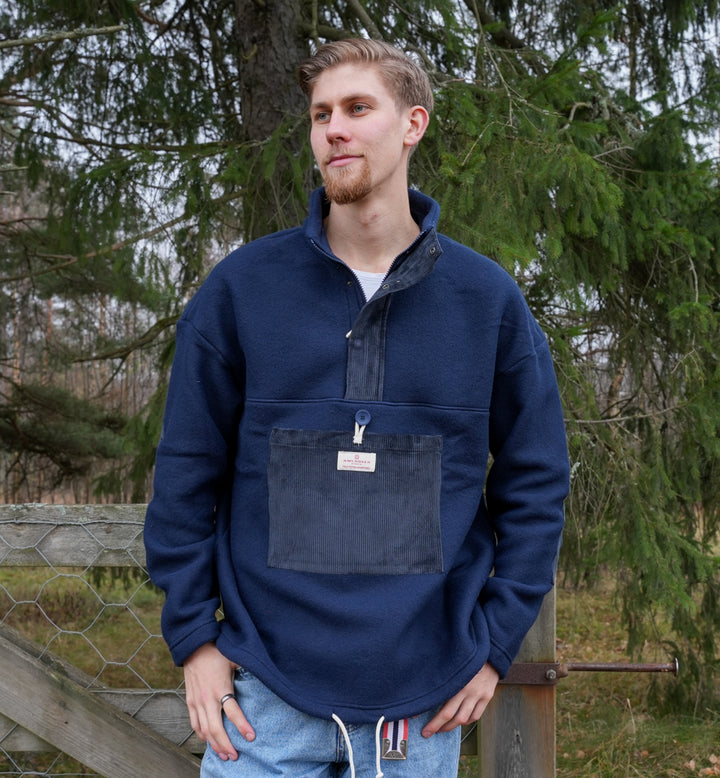 Amundsen Sports Vagabond Wide Cord Fleece Mens Faded Navy/Navy