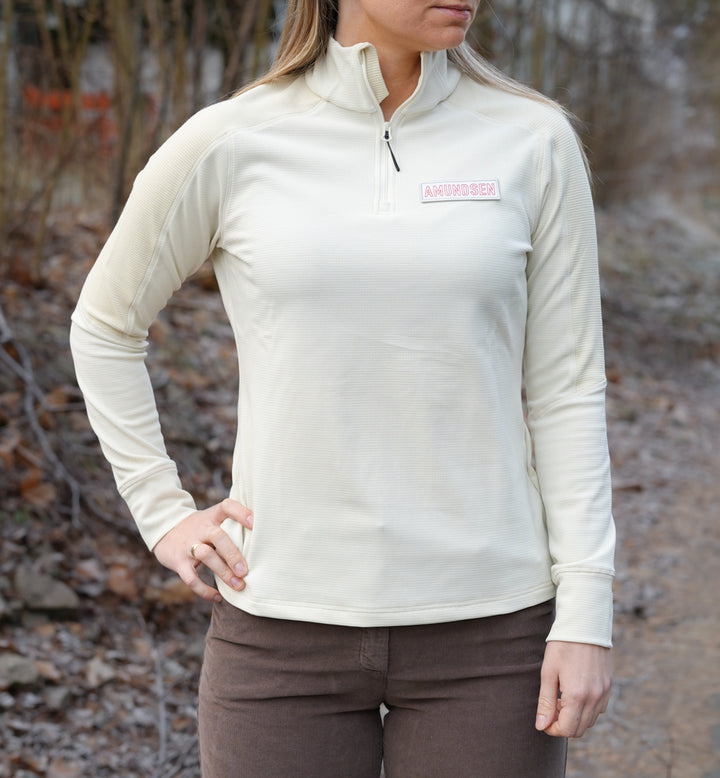 Amundsen Sports Mountain Airy Half Zip Womens Oatmeal
