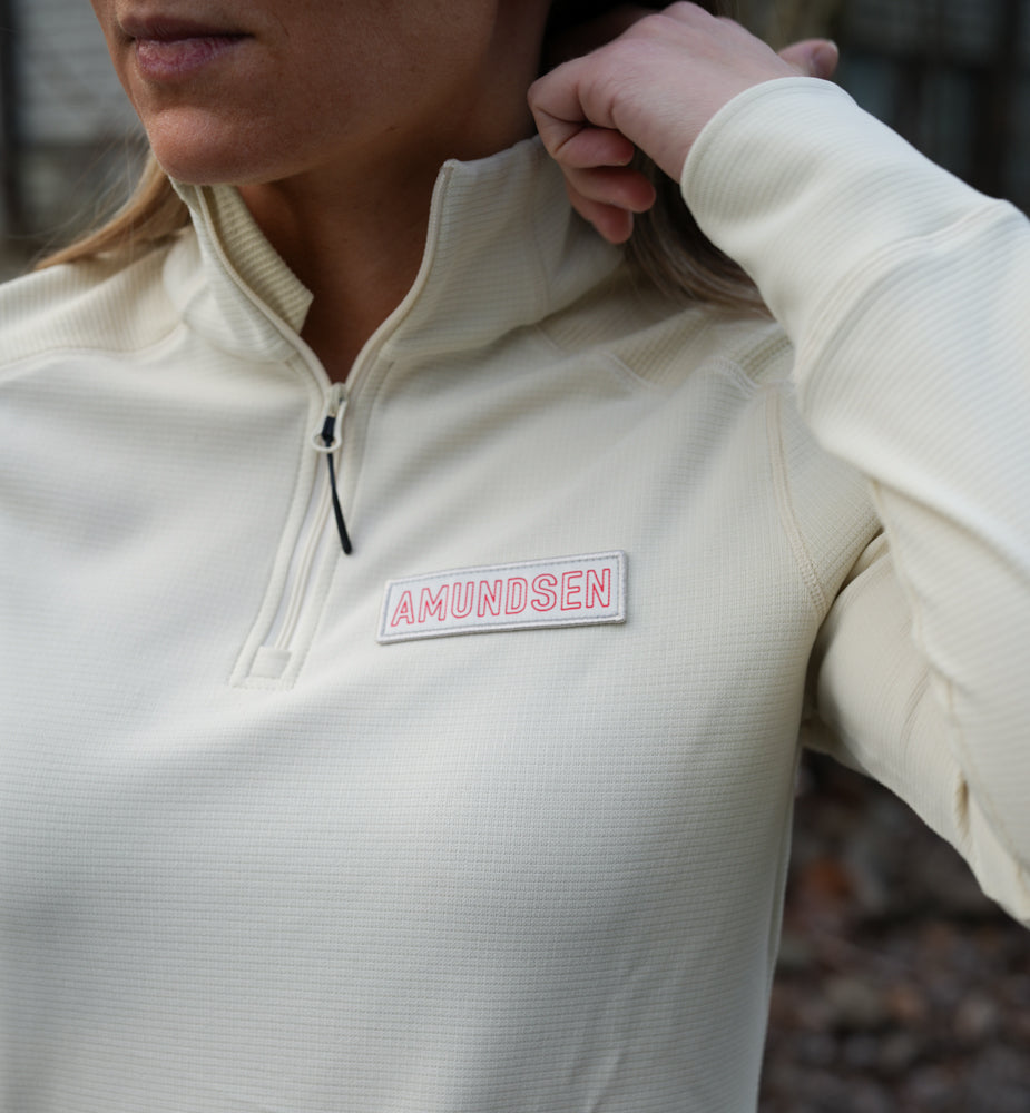 Amundsen Sports Mountain Airy Half Zip Womens Oatmeal
