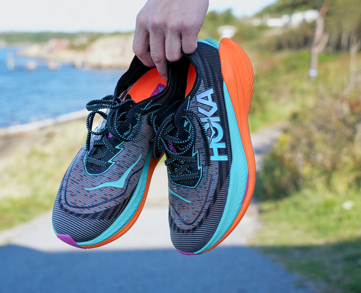 Hoka M MACH X 2 WIDE Black / Electric Aqua