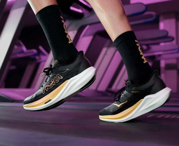 Hoka U ROCKET X 3 Black / Gold