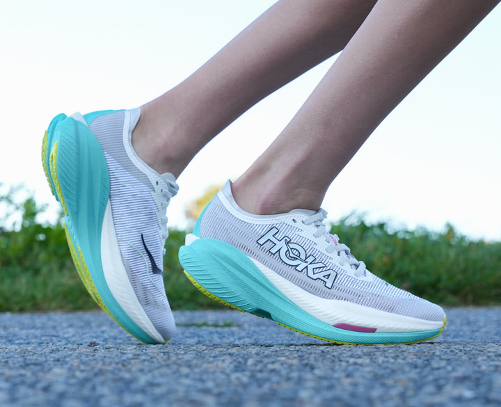 Hoka W MACH X 2 Frost / Electric Aqua