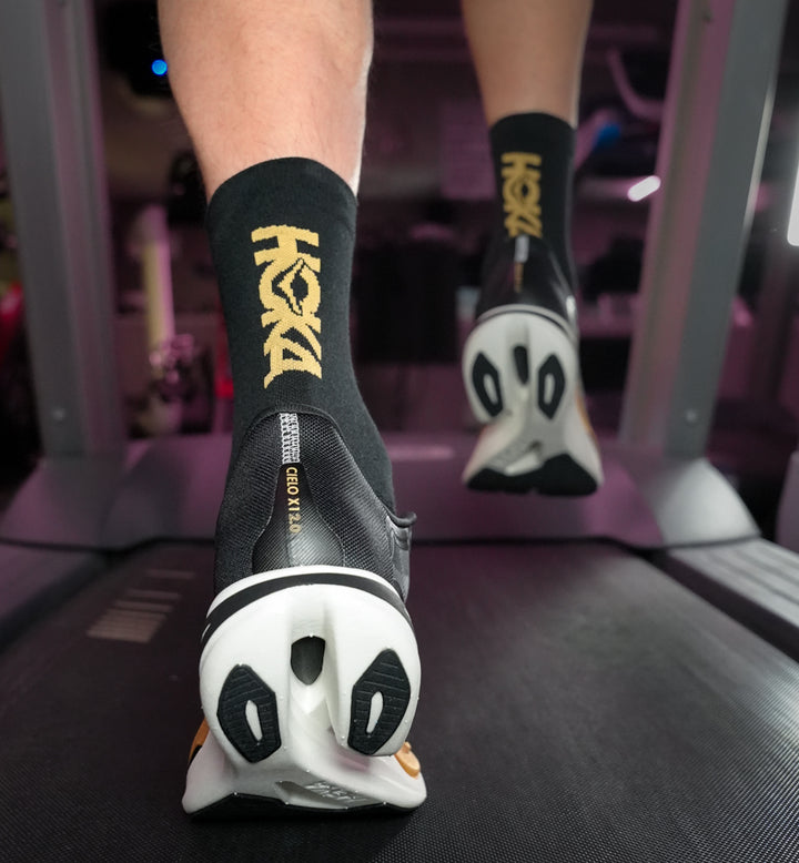 Hoka U GPX CREW RUN SOCK Black / Gold
