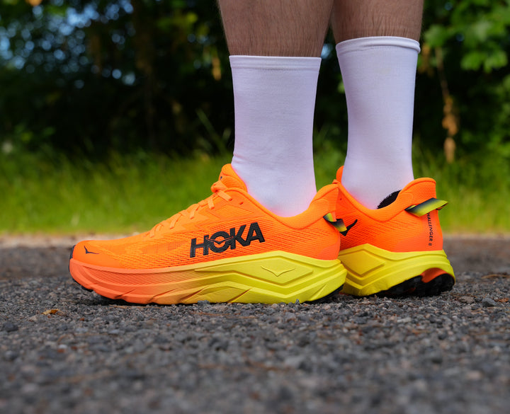 Hoka M CHALLENGER 8 WIDE Neon Tangerine / Hoka Citrus
