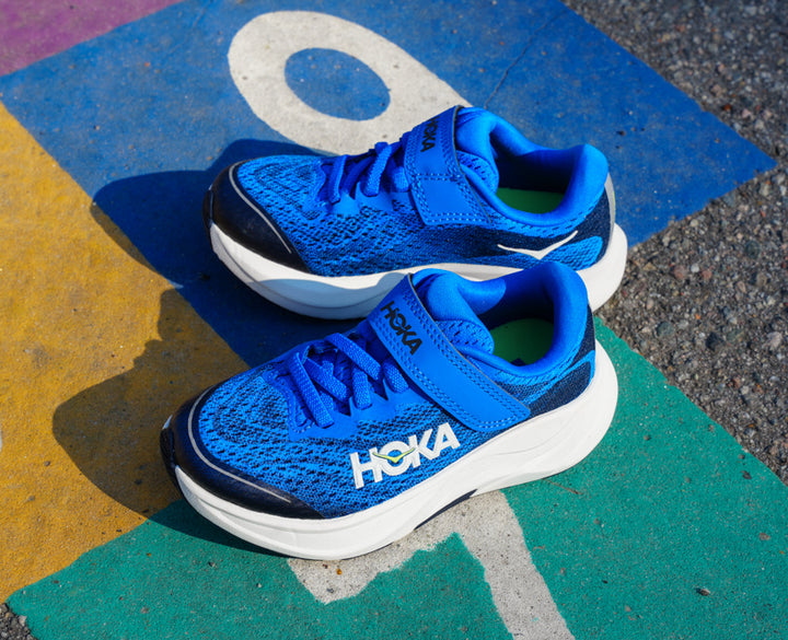 Hoka K RINCON 4 KIDS Electric Cobalt / Varsity Navy